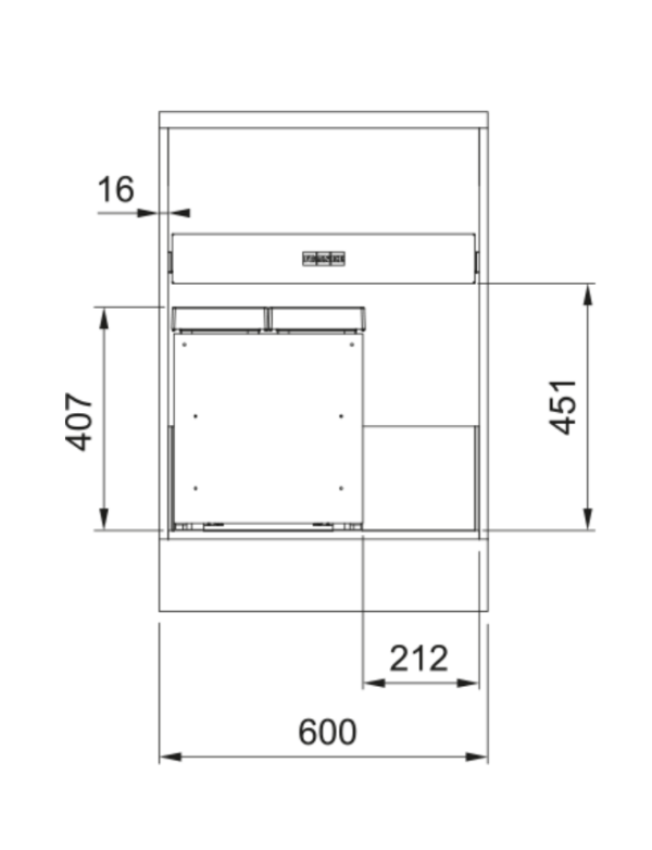 Sorter Mythos Water Hub 2 kosze